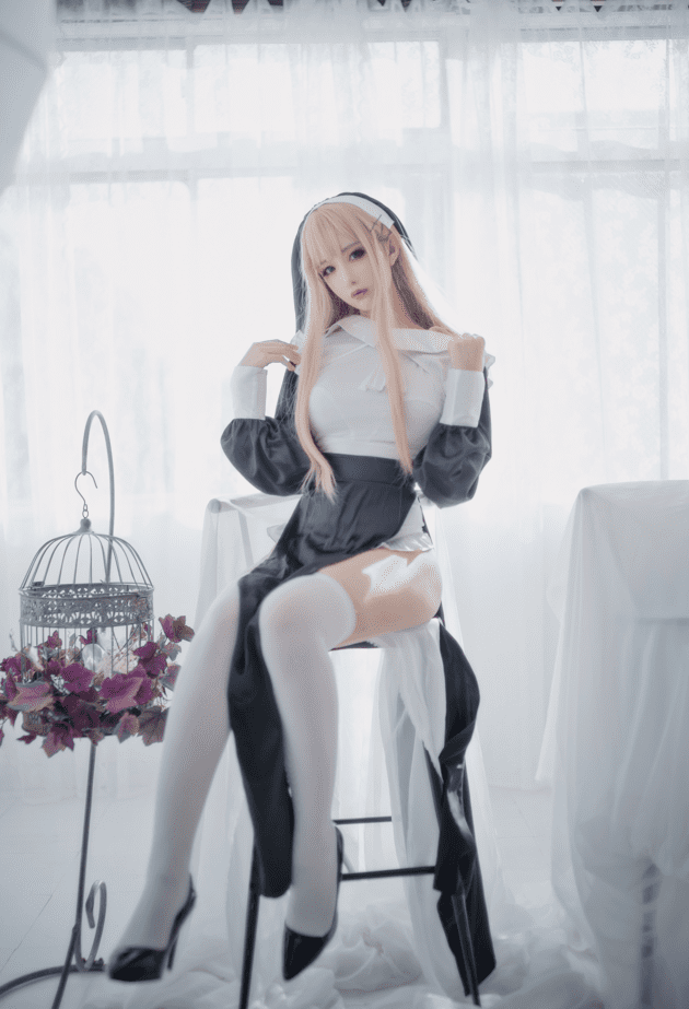 Shika小鹿鹿 – NO.089 修女 [16P-172MB]预览图 2